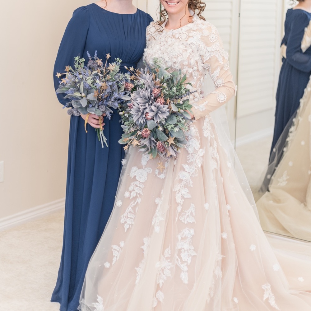 JJ’s House Navy Blue Bridesmaid Dress
